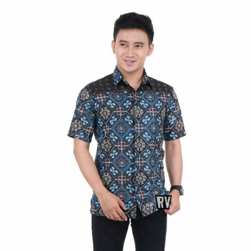 Baju Batik Pria Batik Pria Batik Lengan Pendek Batik Pria Lengan Pendek-7