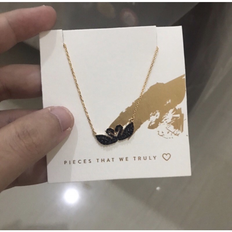 Kalung angsa ayu gold emas kadar 375/8karat wanita dewasa