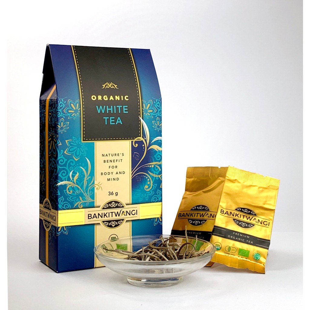 Bankitwangi, Organic Premium White Tea (Teh Putih Organik)36gr