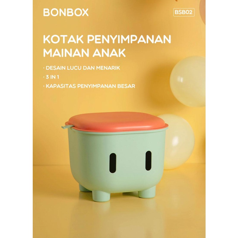 BONBOX Storage Box Organizer Multifungsi / Kotak Simpan Mainan Anak [BSB02]