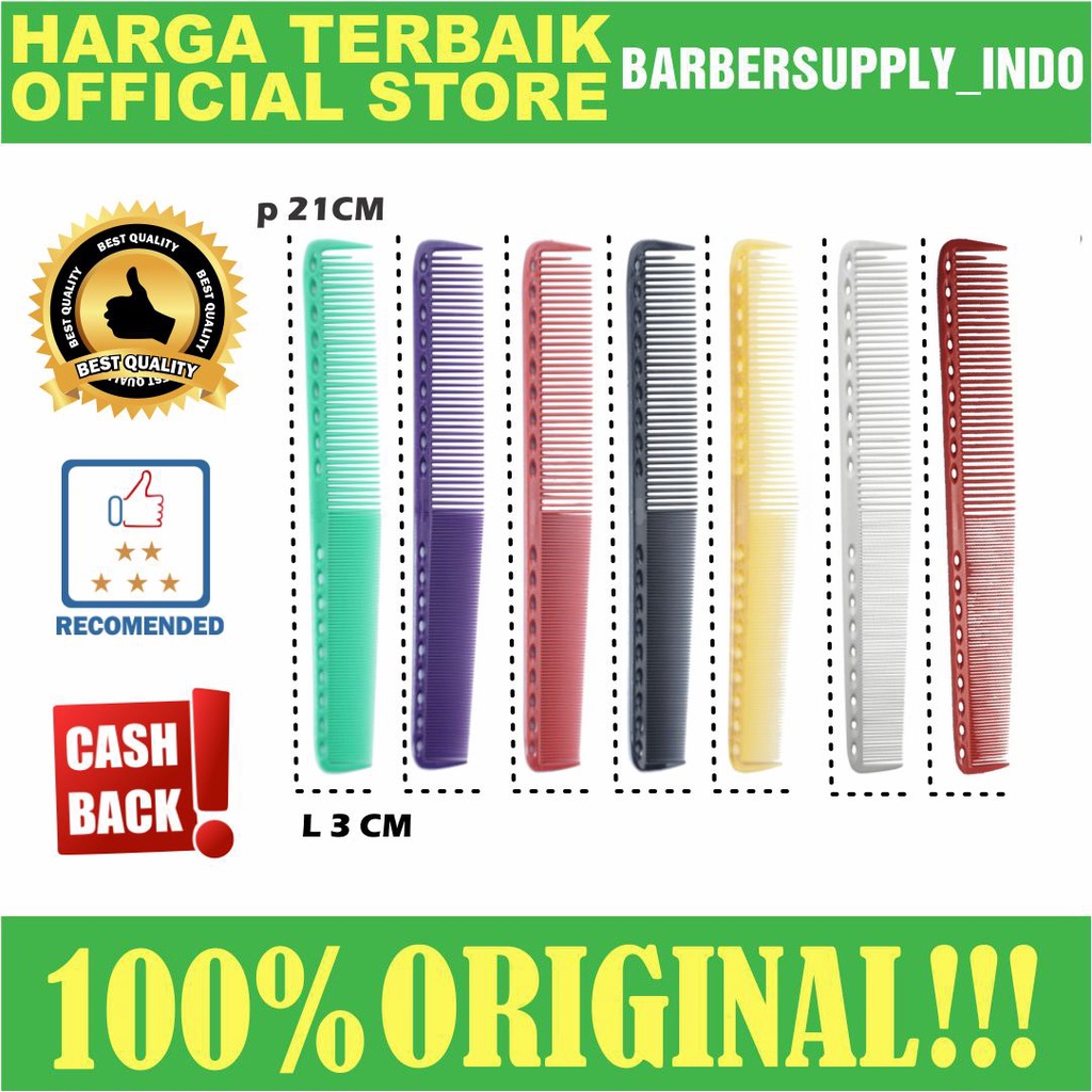 Sisir Potong Barber Atau Salon Premium Mirip YSPARK WARNA ORANGE UNGU