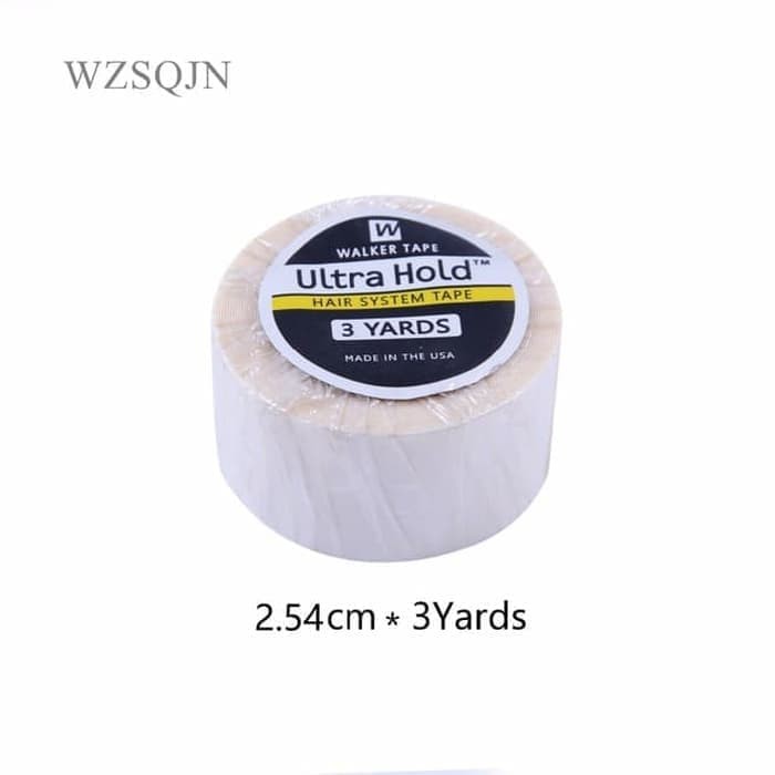 

isolasi double tape Walker Tape rambut toupee lem wig ULTRA HOLD 2.5 cm x 3 yard ( B009B )