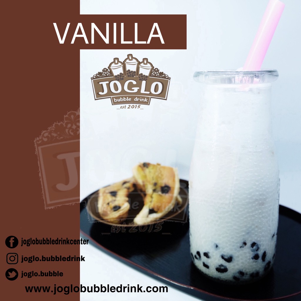

BUBUK MINUMAN VANILLA 1KG | VANILLA POWDER DRINK 1KG | JOGLO BUBBLE DRINK