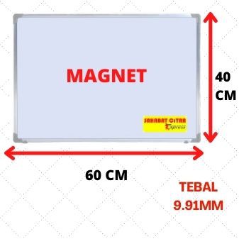 

PAPAN TULIS / WHITE BOARD GANTUNG MAGNET 60X40 SAKURA 白板