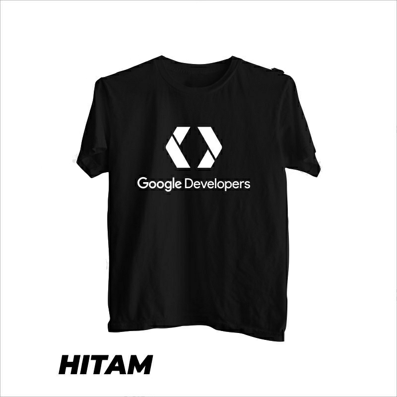 KAOS DISTRO GOOGLE DEVELOPERS IT PROGRAMMER WEB GEEK TERLARIS / ATASAN KEREN / BAJU PRIA WANITA