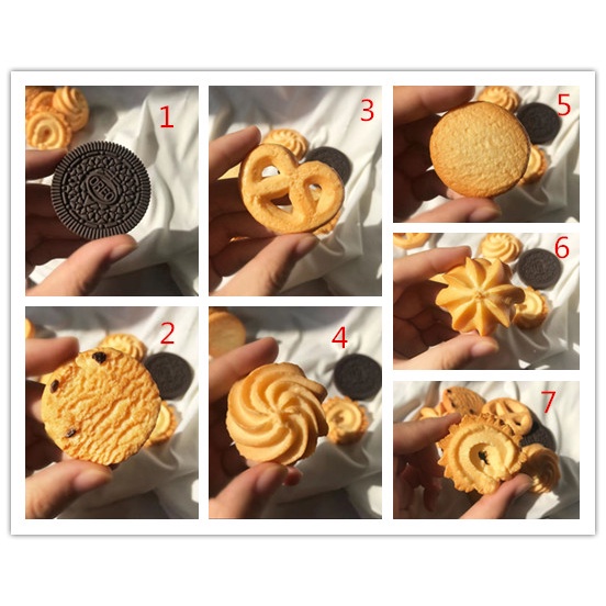 Cookie Sisi Klip Jepit Rambut Desain Asli Simulasi Oreo Aksesoris Rambut Lucu Jepit Rambut