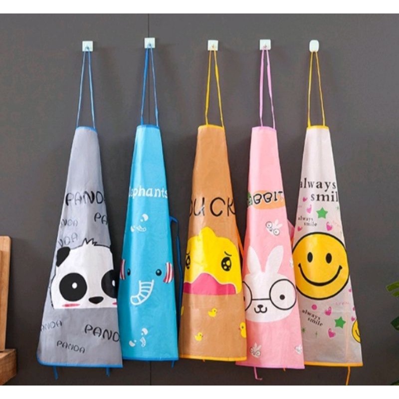 Celemek Anti Air Motif Karakter / Celemek Anti Air