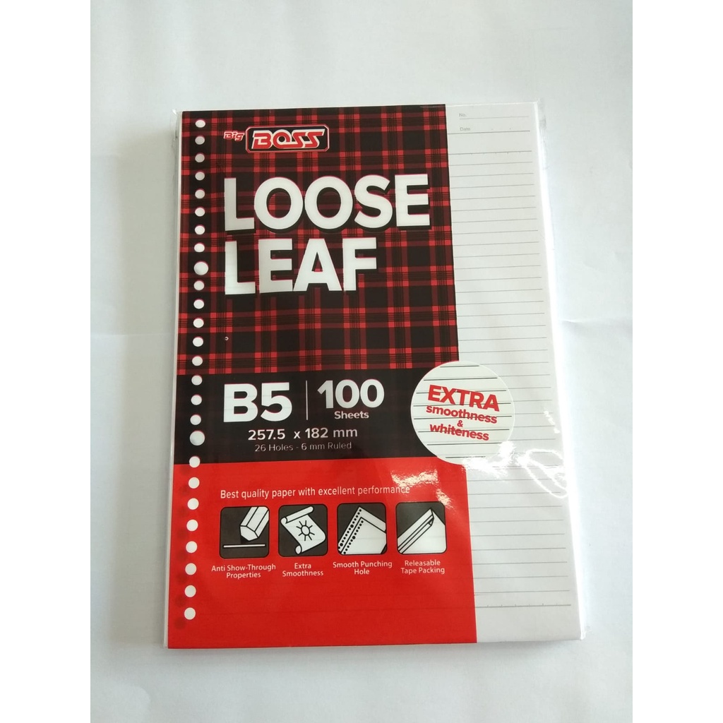 

LOOSE LEAF BIGBOSS B5 100