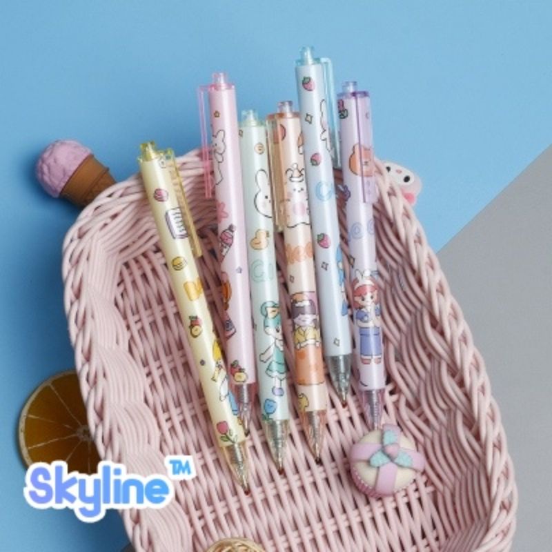

Pulpen / Pen Tekan Alat Tulis Dengan Motif Cute Girls Yang Lucu Dan Imut
