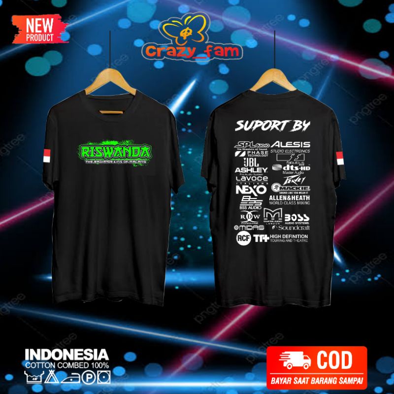 KAOS BAJU RISWANDA SOUND SISTEM AUDIO