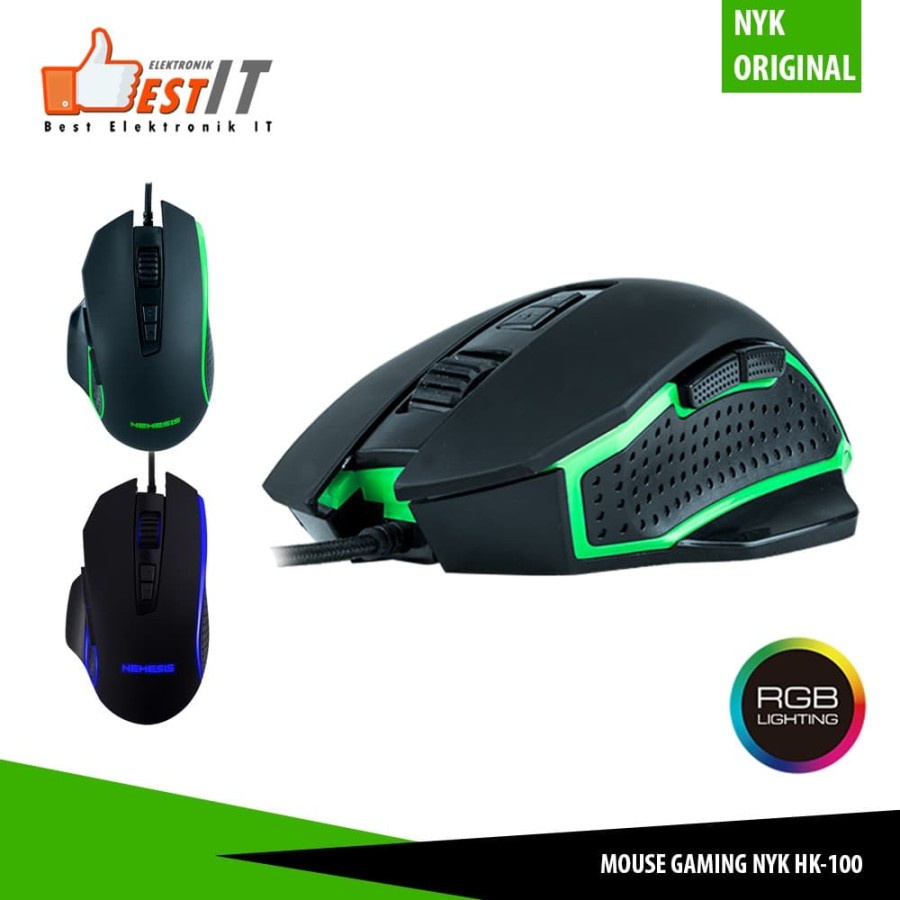 Mouse Gaming RGB Terminator NYK Nemesis HK-100