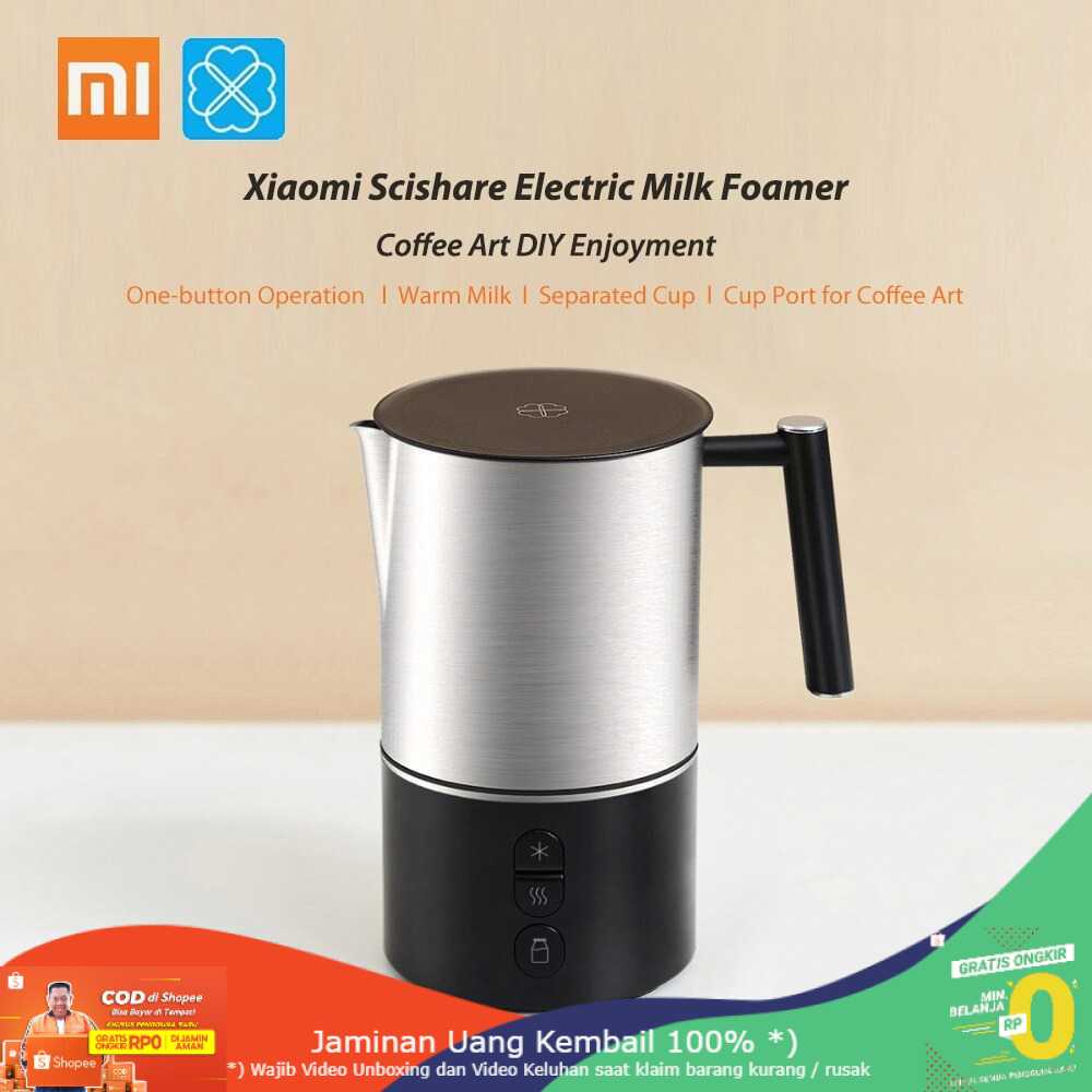 (BISA COD) RVOSTR  Scishare Electric Milk Foamer Pembuat Busa Kopi 500W - S3101