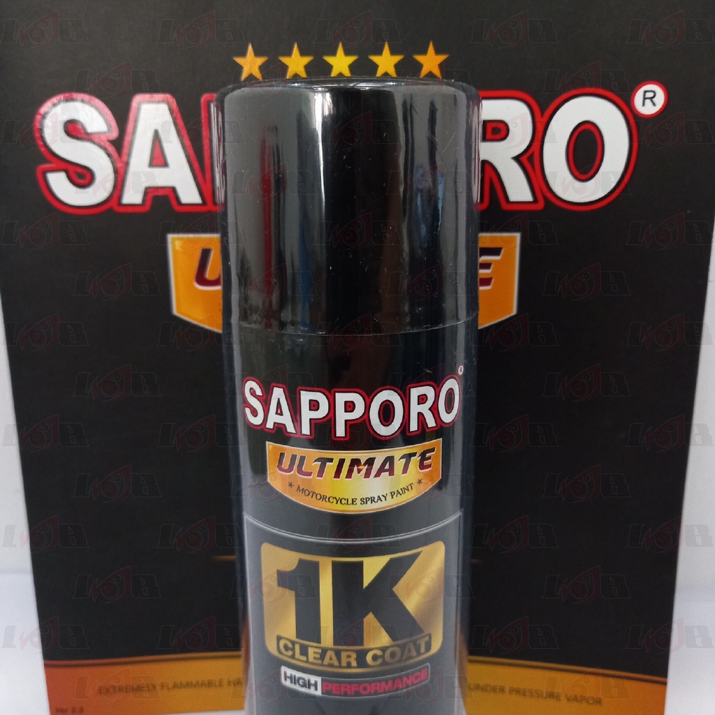 SAPPORO ULTIMATE K81 1K Clear Coat Cat Semprot Aerosol Paint Coating Finishing