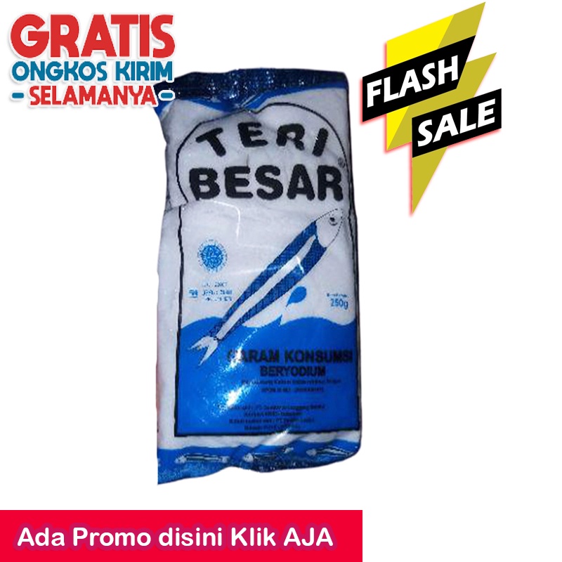 

Garam dapur teri besar 250 gr
