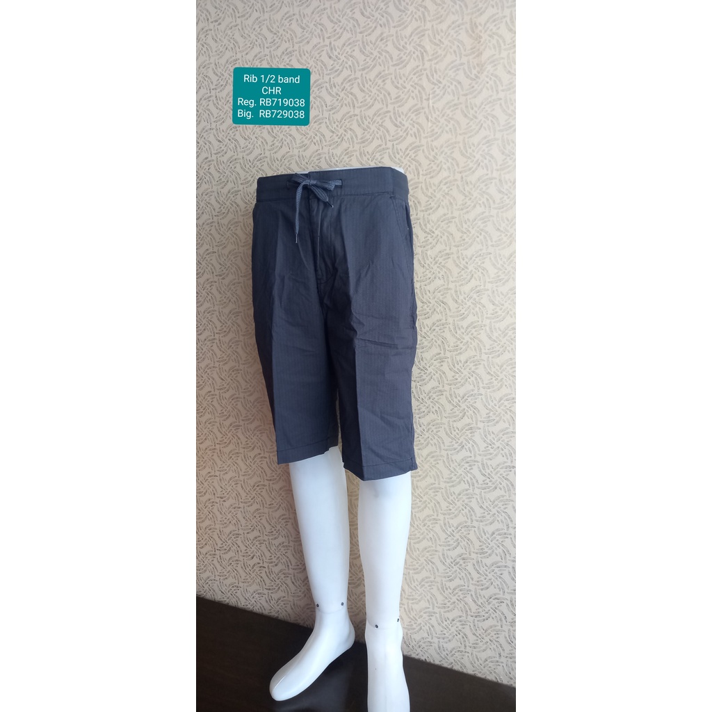 Arvada  Short Pants Rib Charcoal | Celana Pendek Rib