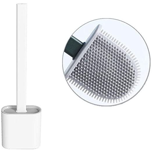 𝗘𝗕𝗦 ✅ COD PA057 (Ada Kotak) Sikat Silikon Toilet Elastis Sikat Pembersih WC Silicone Brush Import