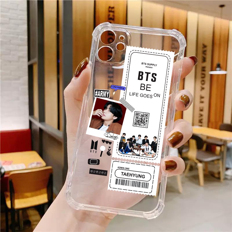 Custom Case BTS Life Goes On Vivo Oppo Xiaomi Samsung Realme Infinix iPhone Pocophone Poco Nokia-Taehyung