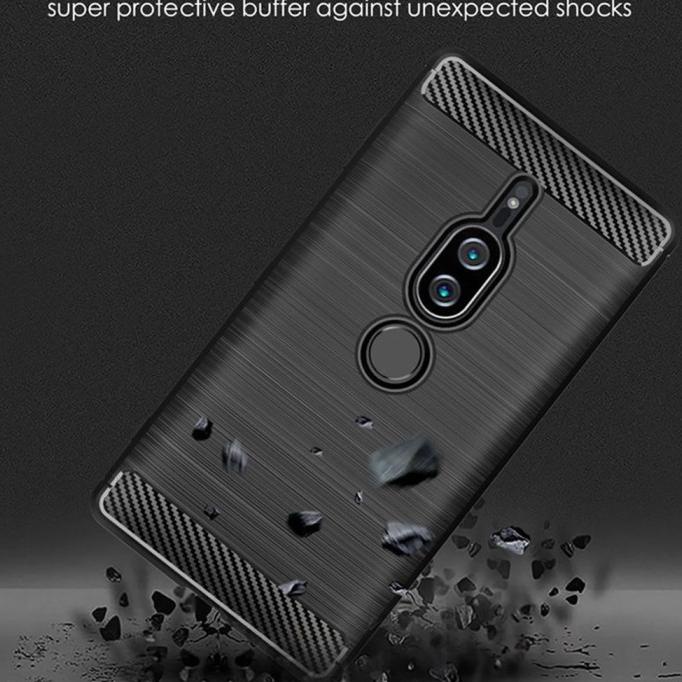 Softcase Sony Xperia XZ2 Premium Docomo AU Case Carbon Fibre Sony XZ2P