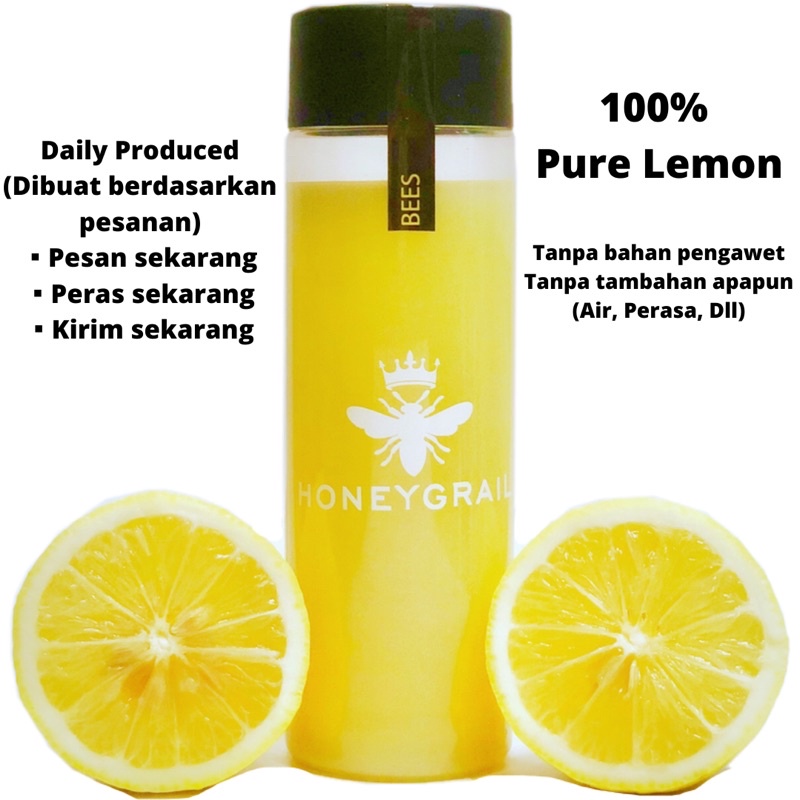 

Pure Lemonade (Sari Lemon Murni) 250 ml Honeygrail