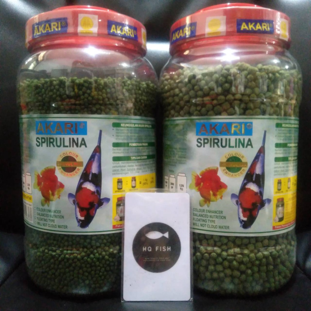 AKARI SPIRULINA 1250 GR PELET KOI AKARI SUPER