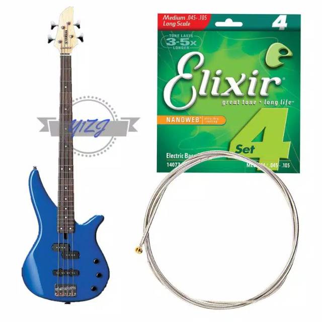 Senar Bass Elixir Elektrik 4 Senar Ultra Tipis Tahan Lama