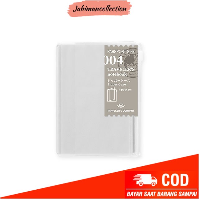 

✨ BISA COD ✨ Insert Midori Traveler's Notebook 004 Zipper Case Passport Size