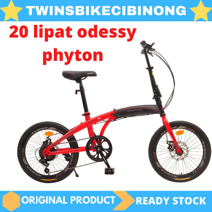 Sepeda Sepeda Lipat 20 Odessy Phyton New Shimano