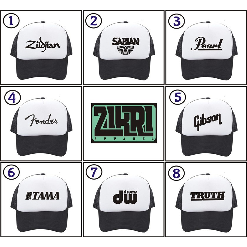 TOPI JARING / TOPI TRUCKER LOGO MUSIK