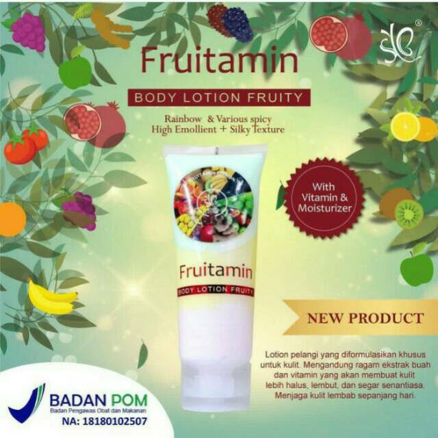 FRUITAMIN BODY LOTION BPOM BY SYB