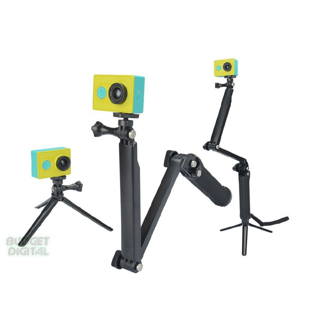 tripod 3 Way Tripod Multi Monopod Tongsis GoPro Xiaomi Yi Bpro SJcam