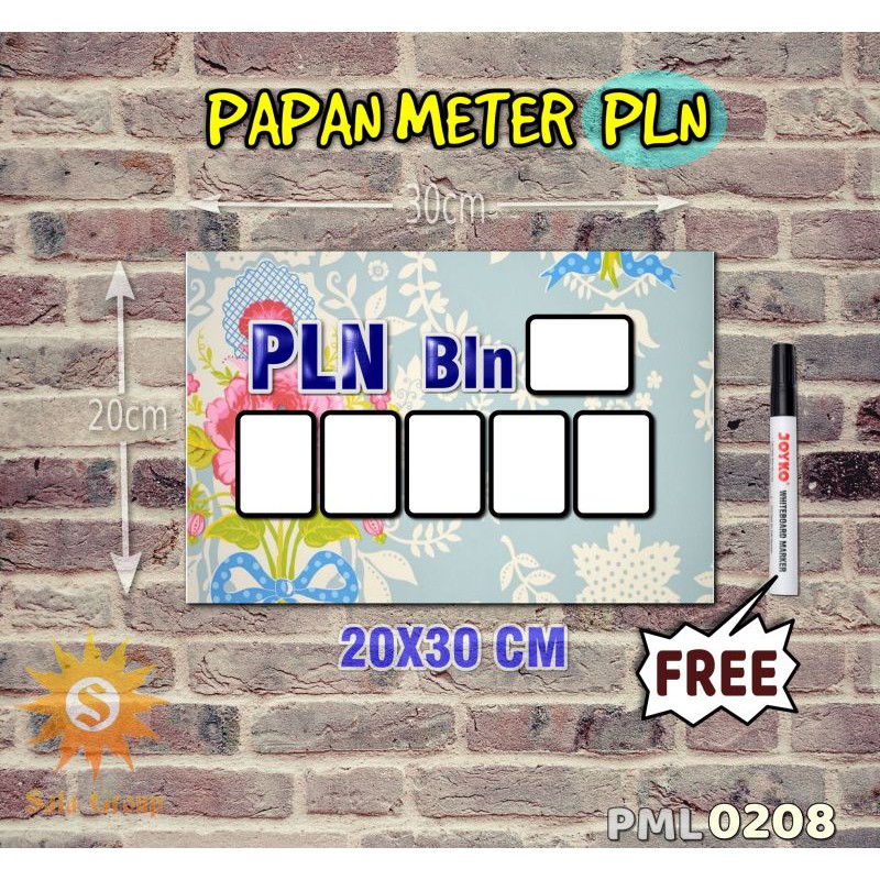 

Safa Papan Meter Listrik PLN PAM motif Unik - Shabby 08