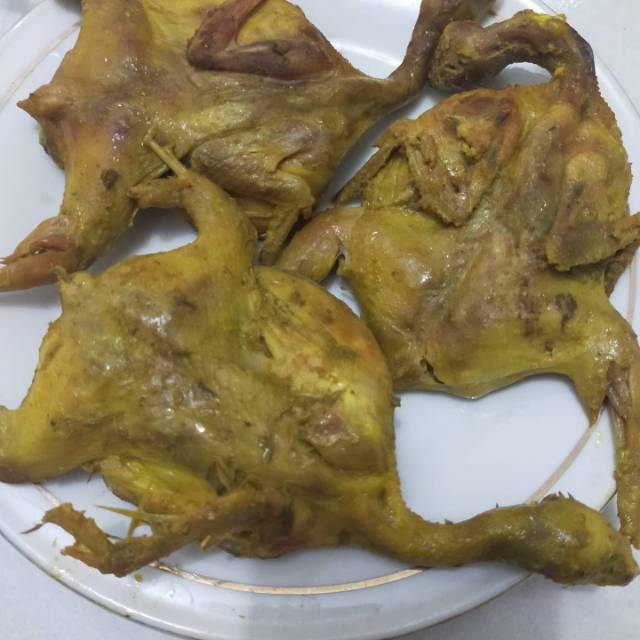 Burung puyuh ungkep +Sambal