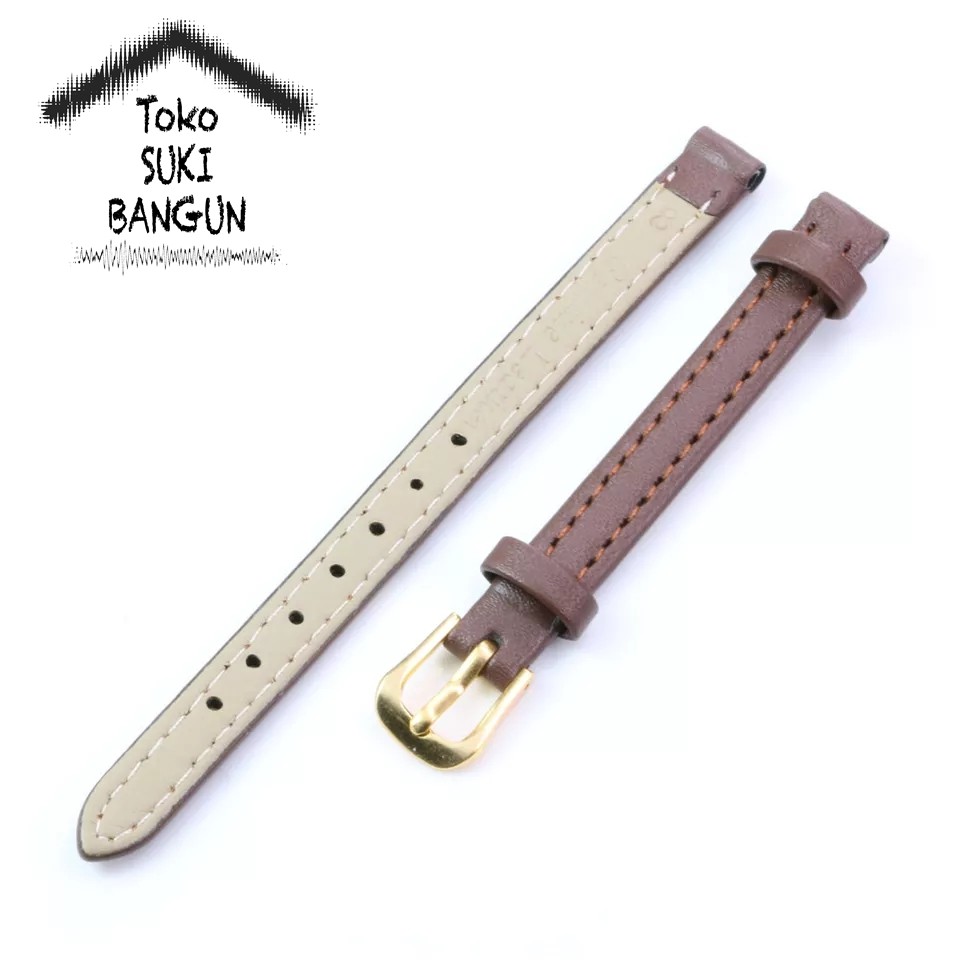 TALI JAM 8mm Leather PLAIN Soft Watch Band Strap