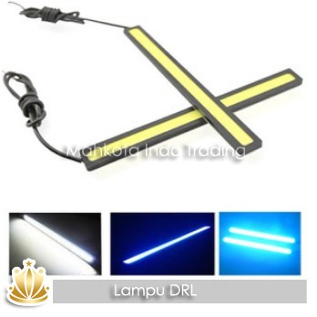 Lampu DRL LED Plasma COB Import 17 CM UNIVERSAL MURAH TERANG MANTAP - 1 set isi 2 pc