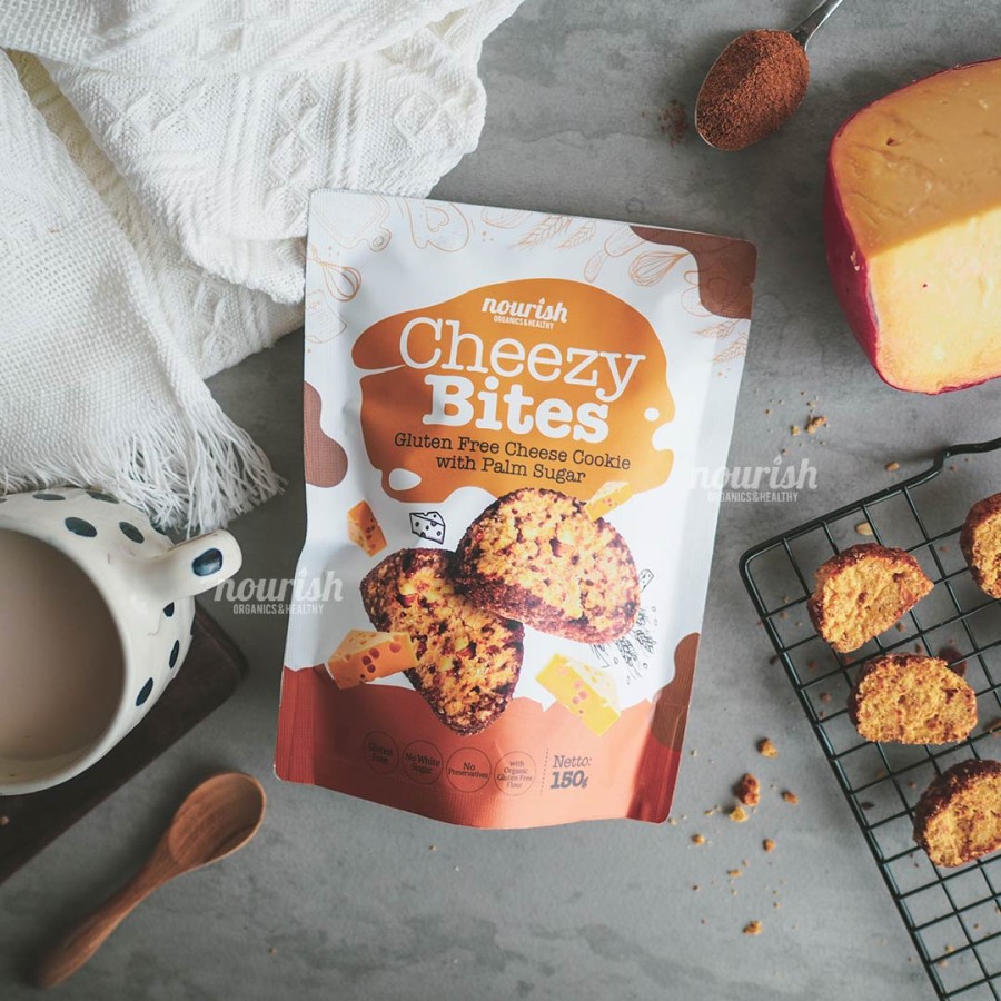 Cheezy Bites (Gluten Free Cheese Cookies ) Kue Sehat 150 gr