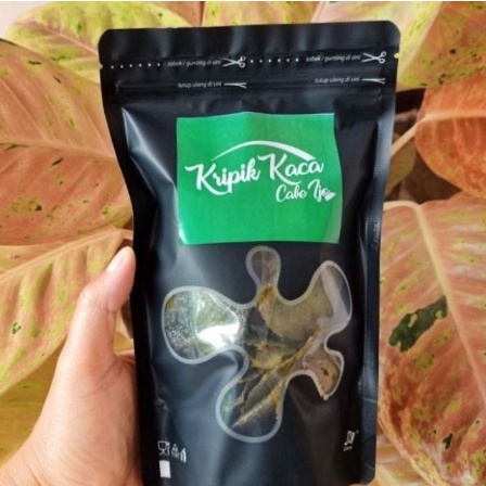 

Camilan Kekinian Keripik KACA CABE IJO Pedas Gurih Enak 120 gr