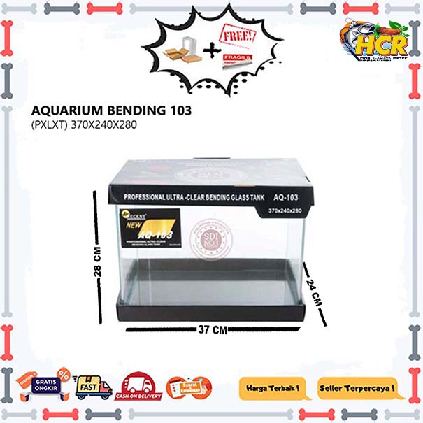 AQUARIUM AQUASCAPE BENDING GLASS TANK AQ 103