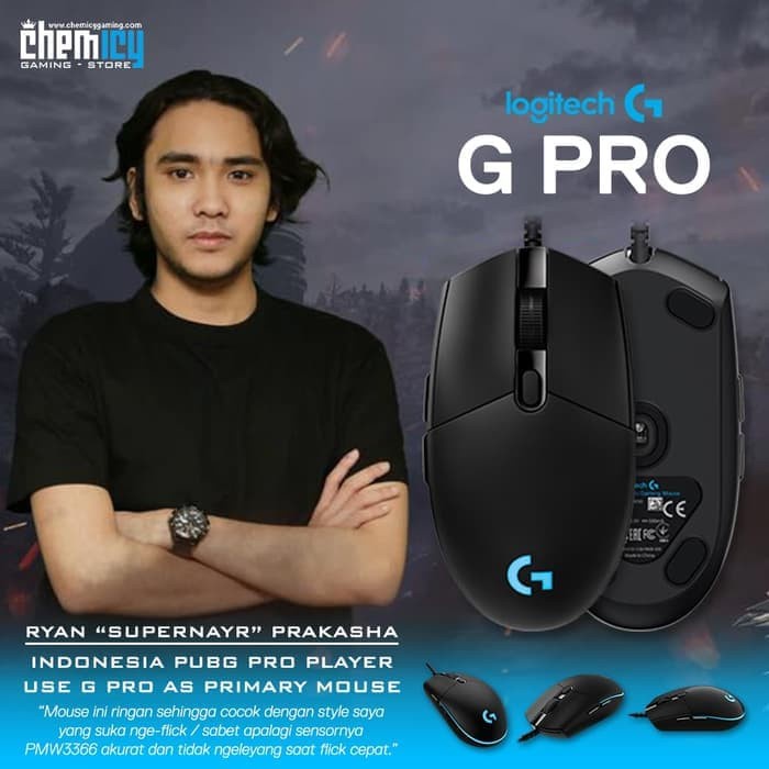 Logitech G Pro Gaming Mouse Hero Gamers Detonation