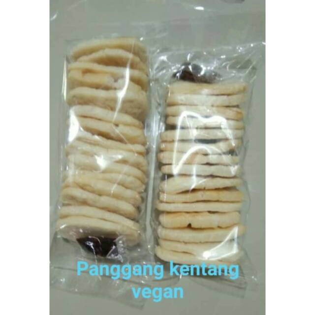 

Kemplang panggang vegan rasa kentang