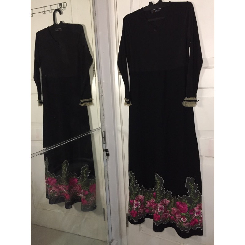 Preloved DRESS PESTA HITAM BY SISESA