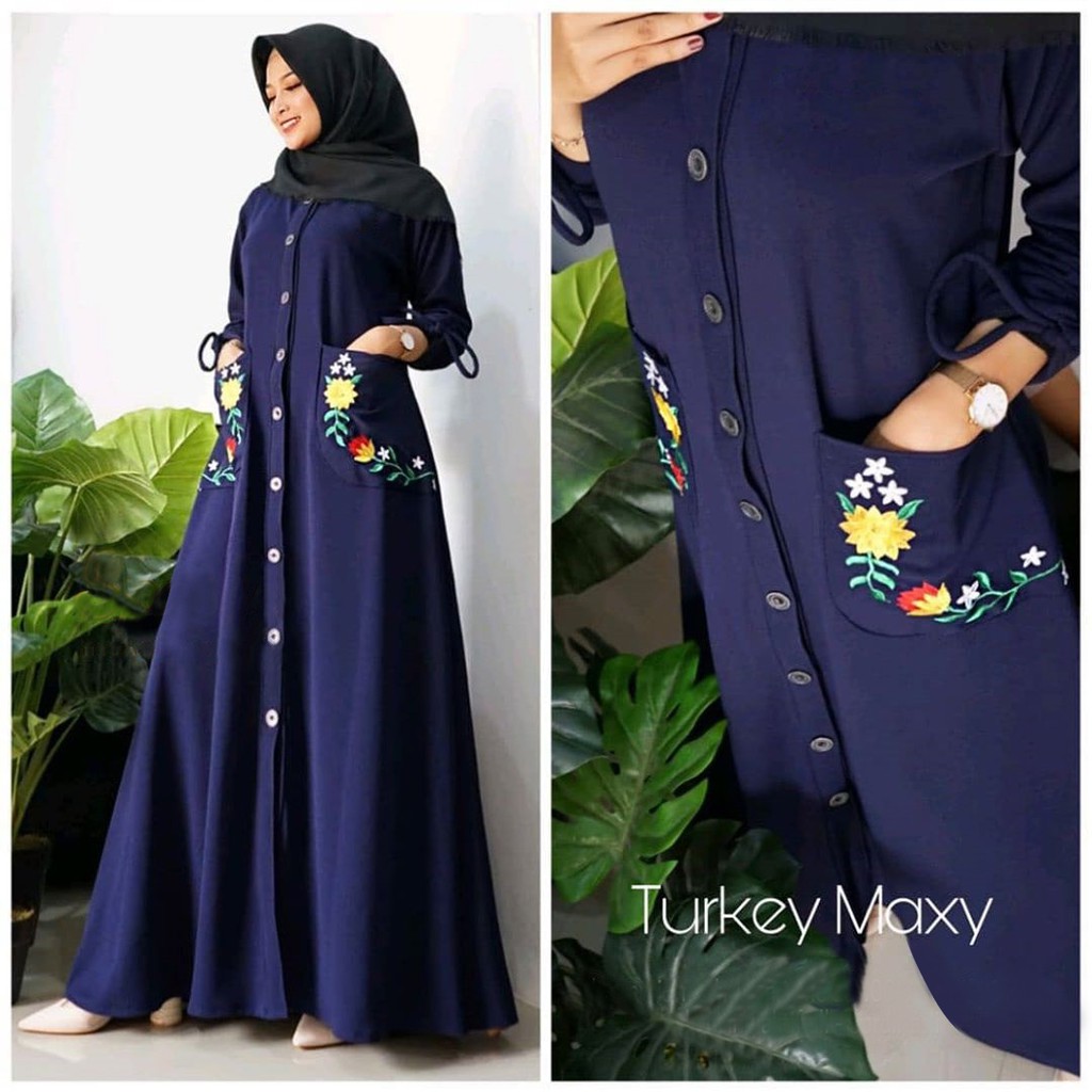 Baju gamis turkey maxy-4