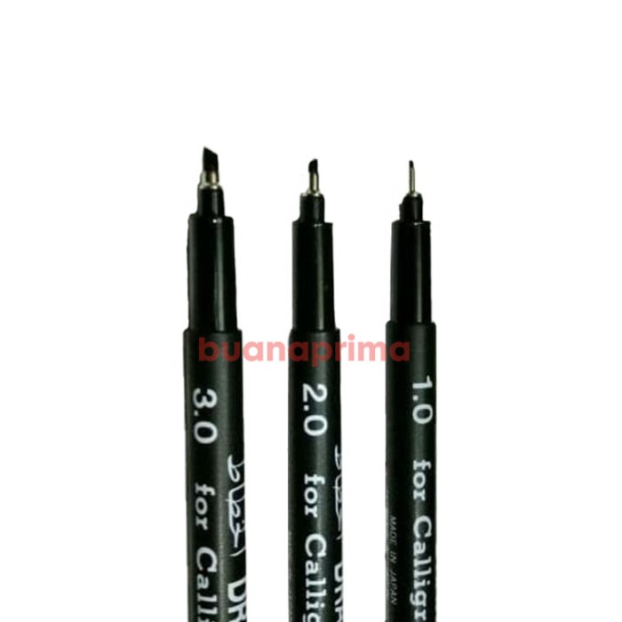 

TERBARU Pulpen Calligraphy 1.0 / 2.0 / 3.0 Snowman Kaligrafi Pen Marker - 1.0