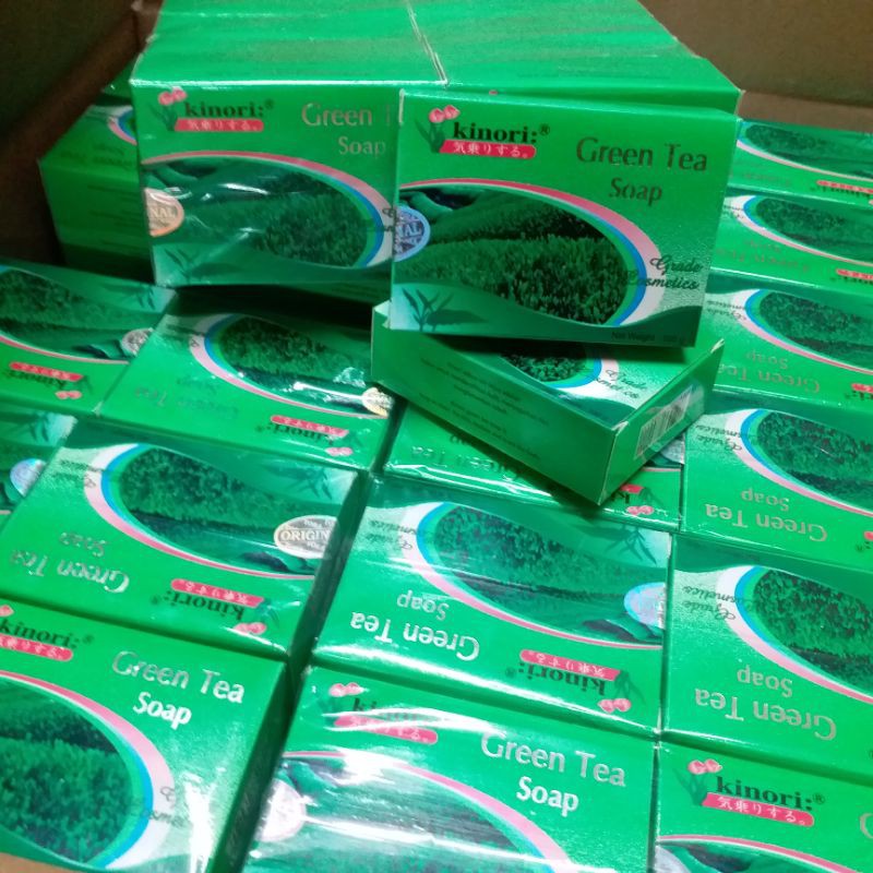 SABUN KINORI GREEN TEA // HIJAU 100.gr / SOAP KINORI ORIGINAL