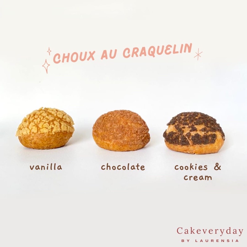

Choux Au Craquelin (9pcs)