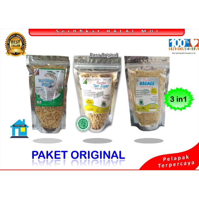 Jual Teri Crispy Paket Original | Shopee Indonesia