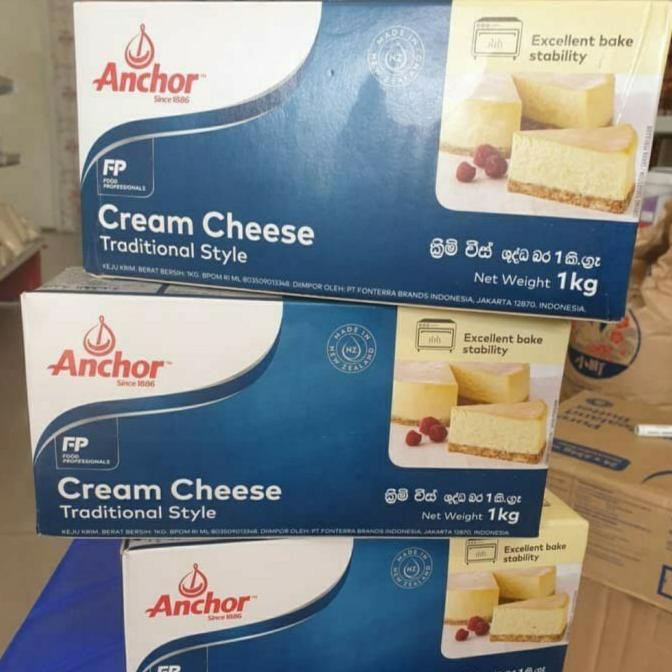 

Anchor Creamcheese 1Kg, Keju Cream Cocok Untuk Campuran Makanan/Cake D Uluyaala