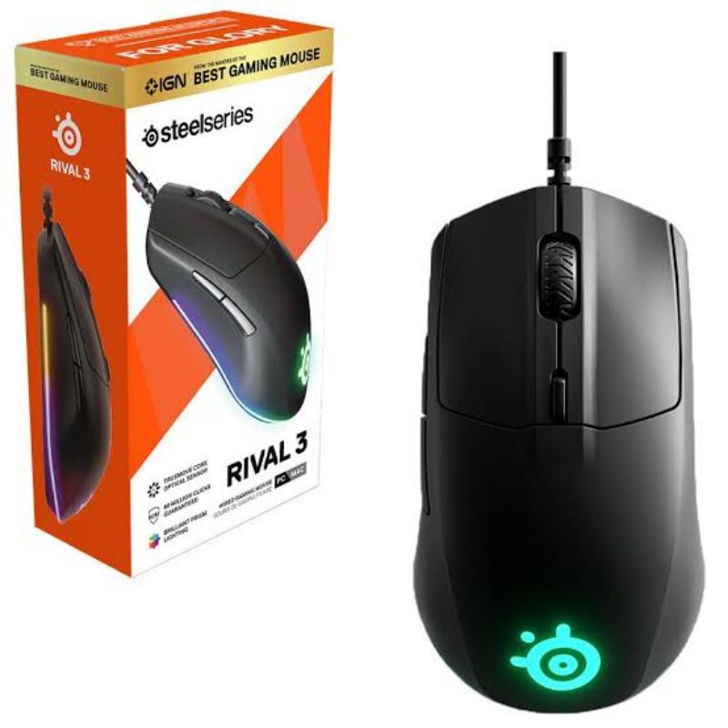 SteelSeries Rival 3 Wired Gaming Mouse