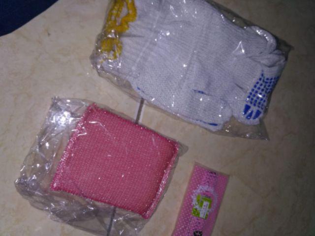 Sarung Tangan Tukang Anti Slip Bintik Karet  - Sarung Tangan Kerja Berat Melindungi Tangan