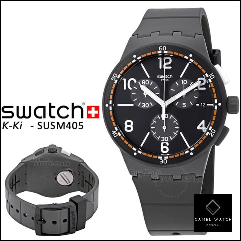 Grosir Swatch SUSM405 Original Swatch K-Ki Chrono Plastic Garansi 2 tahun