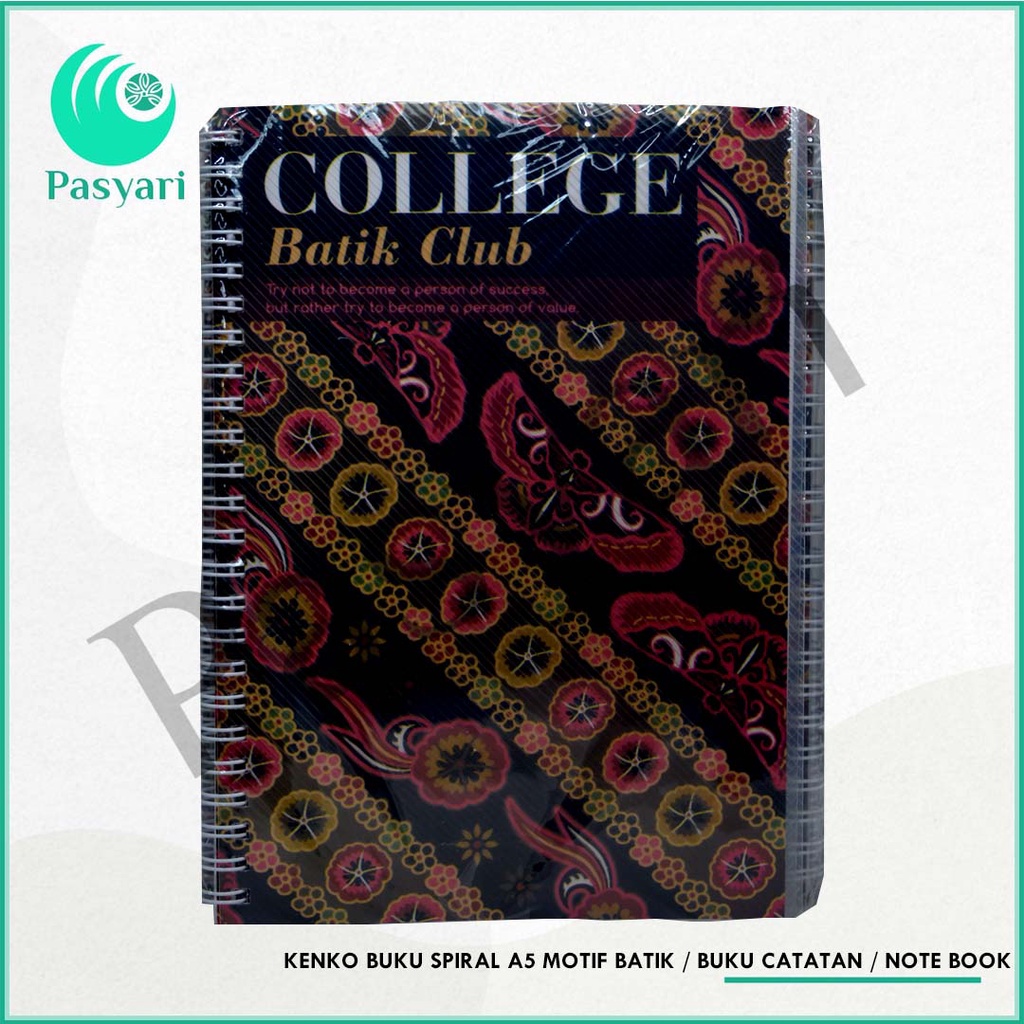 

Kenko Buku Spiral A5 Motif Batik / Buku Catatan / Note Book